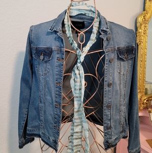 Buffalo David Bitton Womens Knit Denim Jacket